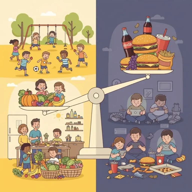 Pela primeira vez obesidade supera a desnutrição globalmente entre crianças e adolescentes em idade escolar webp